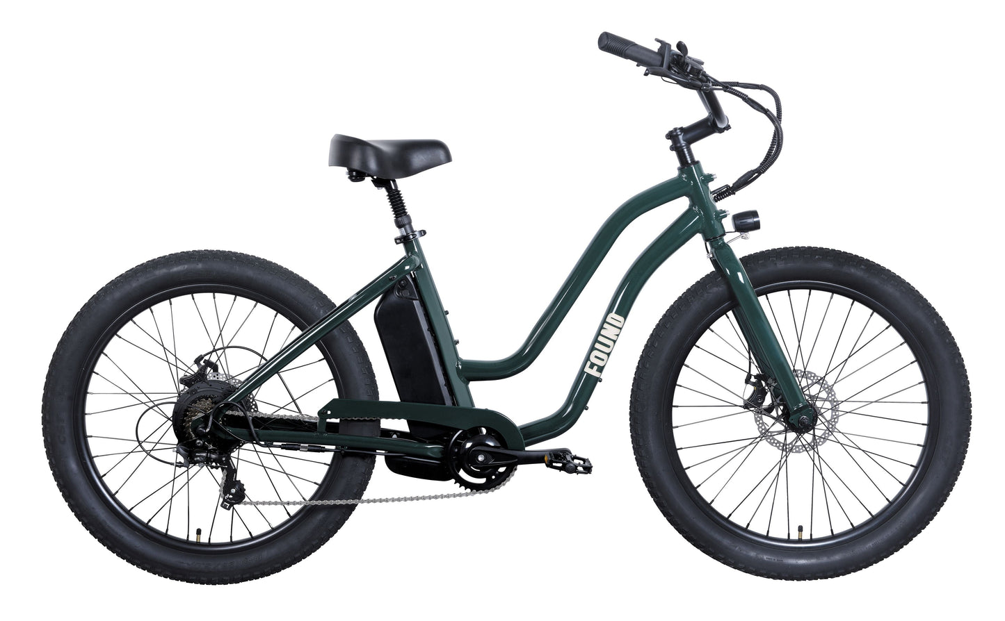 Found Trail Step Thru Electric Beach Cruiser
