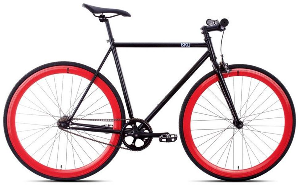 6KU Fixie SingleSpeed Bike Shelby Black