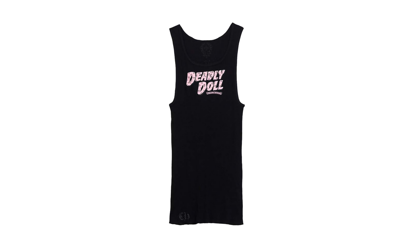 Deadly Doll Tank Top "Black/Pink"