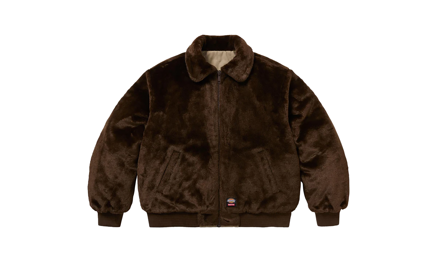 Dickies® Reversible Quilted Faux Fur Work Jacket "FW 25 - Tan"