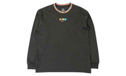 BE TRUE LONG SLEEVE TEE SHIRT "Black"