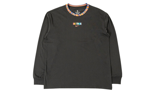 BE TRUE LONG SLEEVE TEE SHIRT "Black"