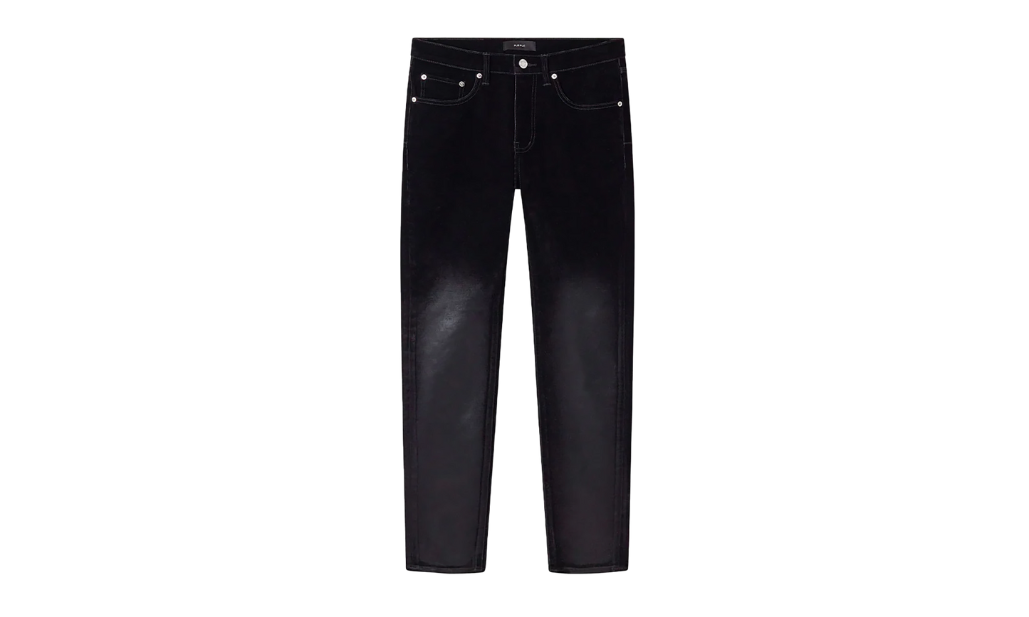 Flock Dipped "Black - Skinny Fit"