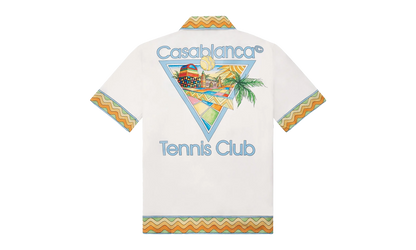 Afro Cubism Tennis Club Shirt "White"