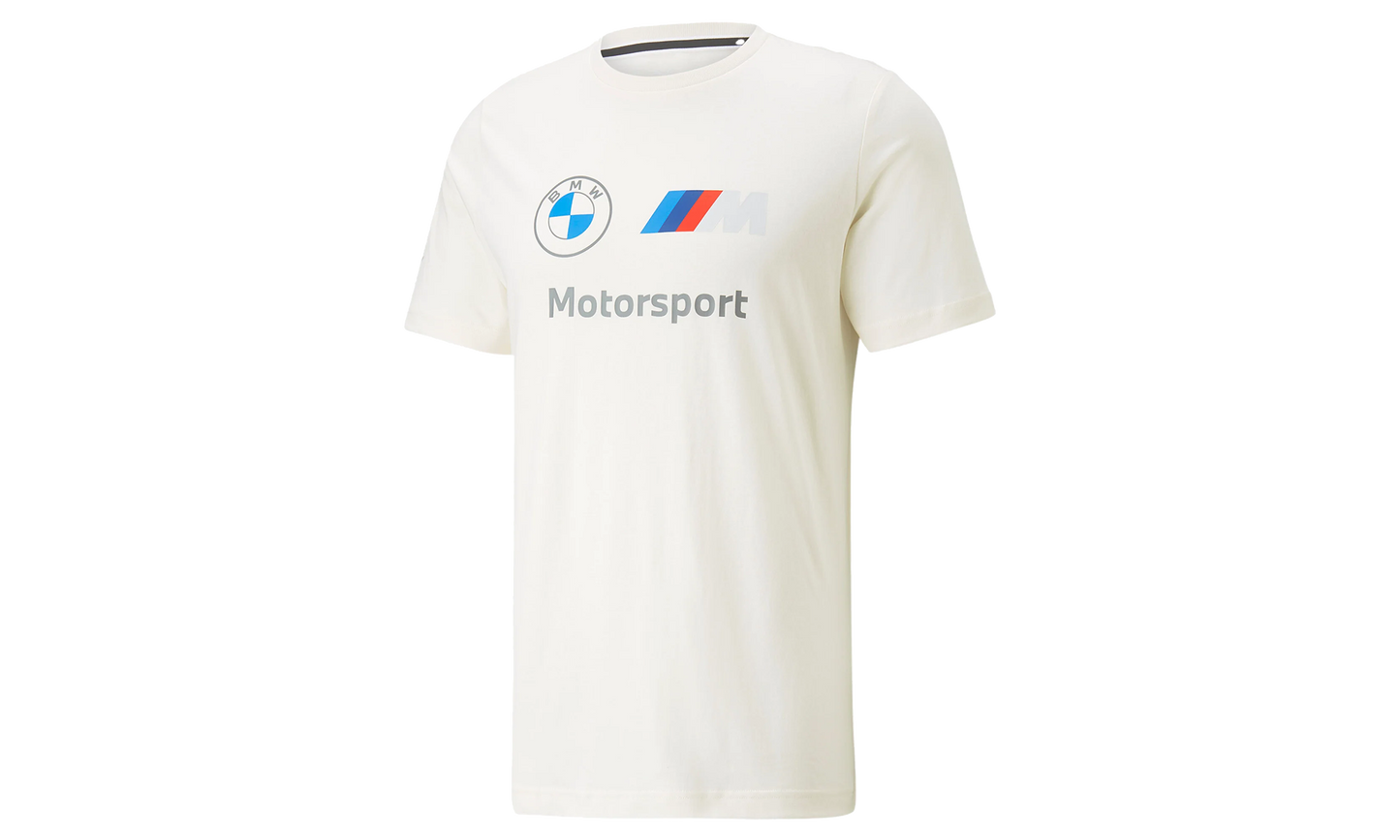 BMW MOTORSPORT ESSENTIAL LOGO TEE "White"