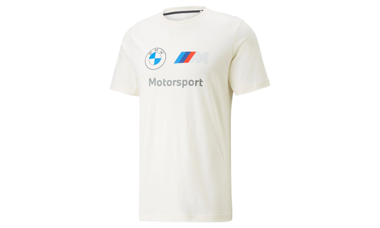 BMW MOTORSPORT ESSENTIAL LOGO TEE "White"