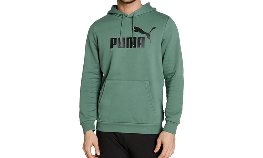 ESS+ 2 COLOR BIG LOGO HOODIE FL "Green"
