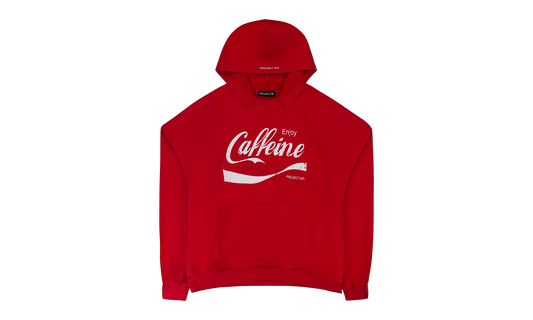CAFFEINE PARODY HOODIE "RED"