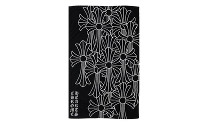 Cemetary Cross Beach Towel "Black"