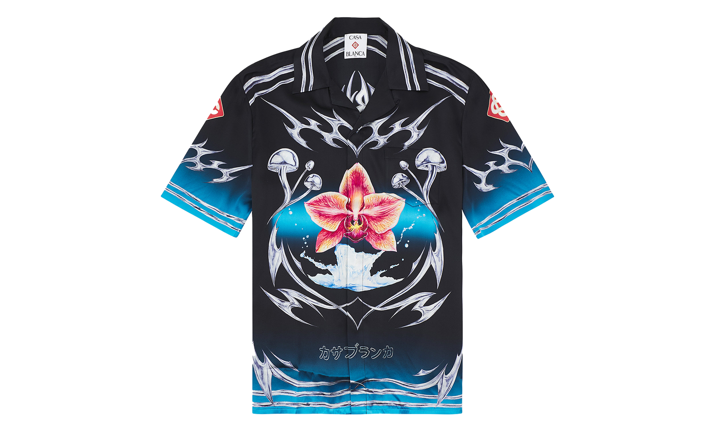 Blades Silk Shirt "Black"