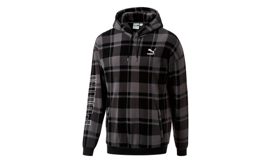 CHECK POLAR HOODY "Black"