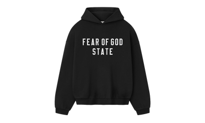 90's Pullover Hoodie "Jet Black"