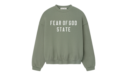 90's Fleece Crewneck "Moss"