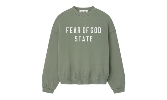 90's Fleece Crewneck "Moss"