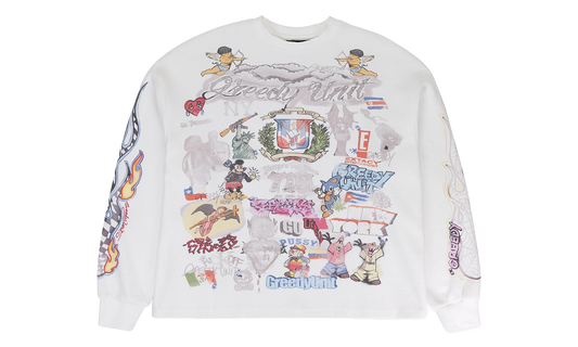 ALL OVER PRINT THERMAL T-SHIRT "WHITE"