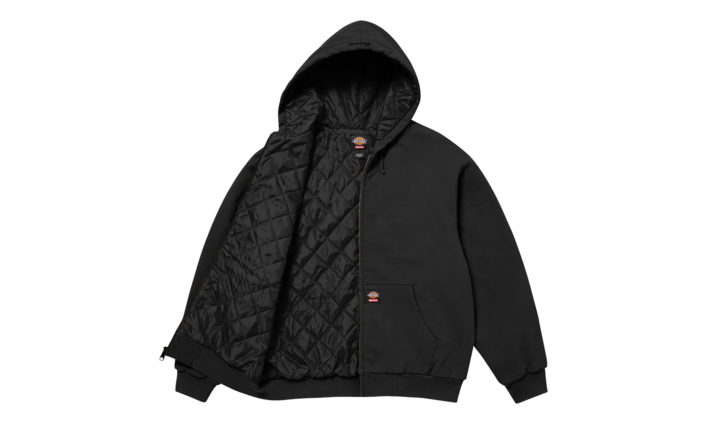 Dickies® Quilted Lined Zip Up Hooded Sweatshirt "FW 25 - Black"