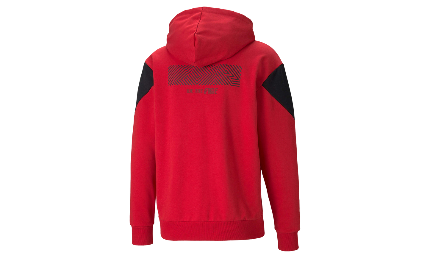 AC MILAN FTBLCULTURE FULL ZIP HOODY "Red"