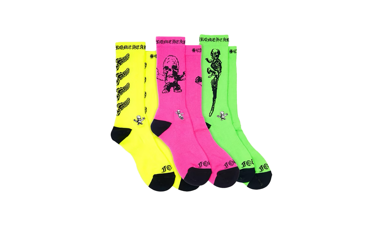 Foti Socks (3Pack) "Neon Mix"