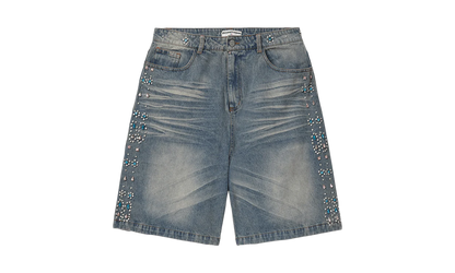 Candy Jorts "Mid Blue"