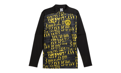 BVB PREMATCH 1/4 ZIP TOP "Black"