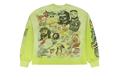 ALL OVER PRINT THERMAL T-SHIRT "GREEN"