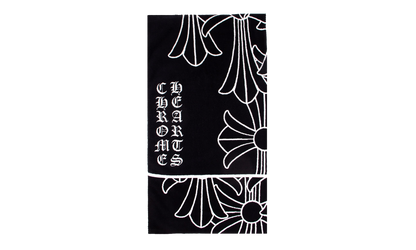 Cemetary Cross Beach Towel "Black"