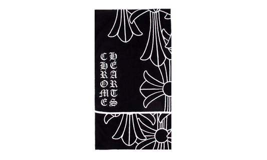 Cemetary Cross Beach Towel "Black"
