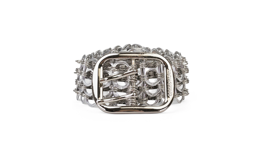 BOTTLE TAB BELT "SILVER"