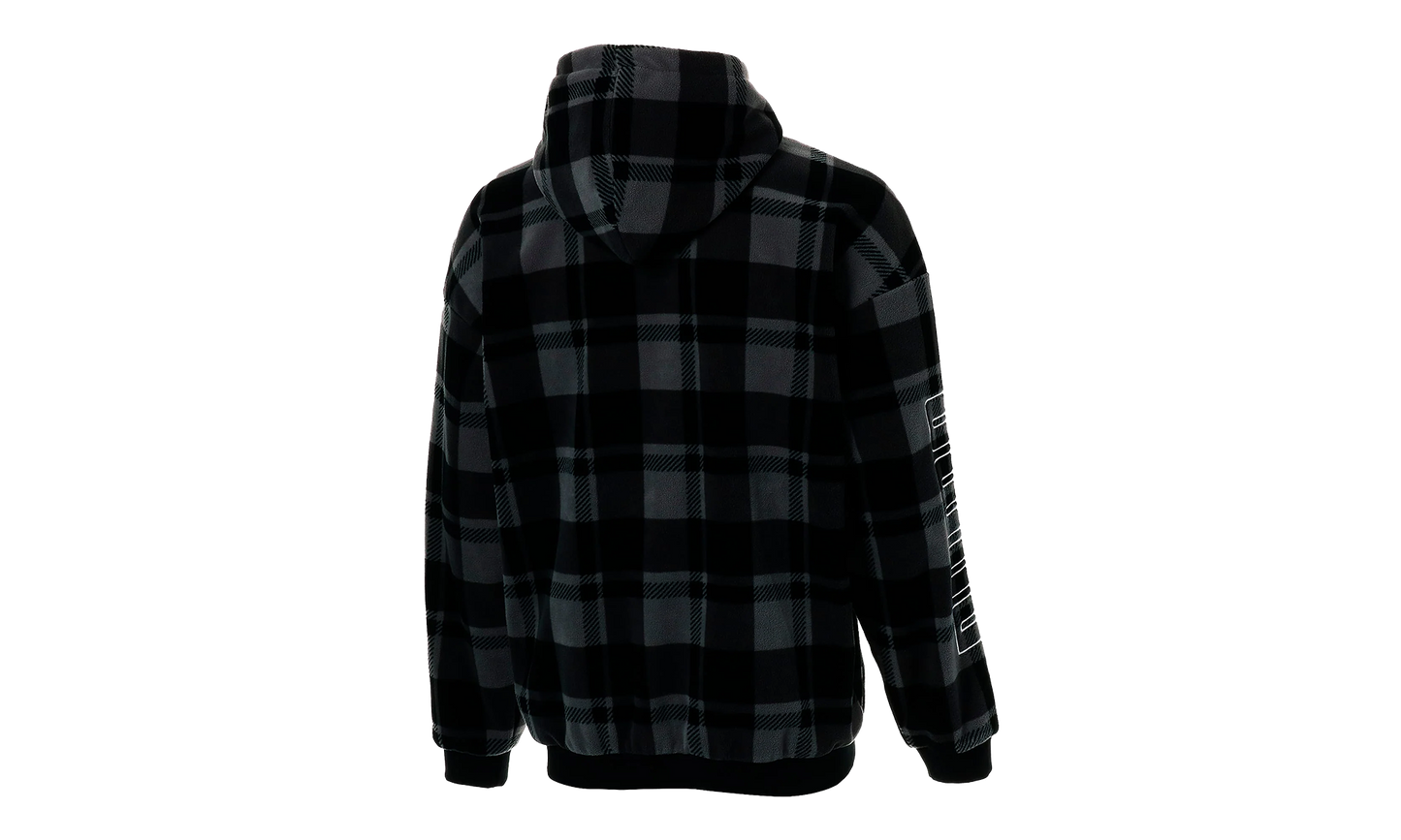 CHECK POLAR HOODY "Black"