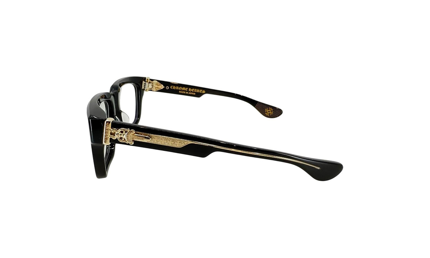 Box Officer Sunglasses "Black/18k Gold Plated"