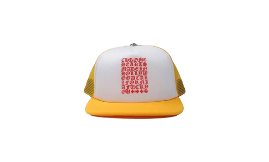 Eyechart Trucker Hat "Yellow/White/Red"