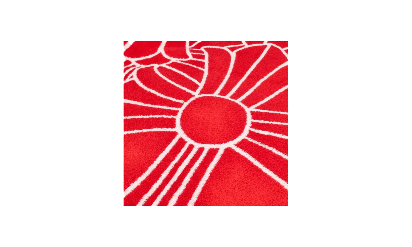 Cemetary Cross Beach Towel "Red"