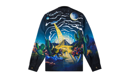 Cowboy de L'espace Silk Shirt "Black / Multi"