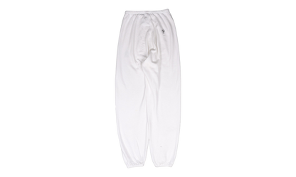 Embroidered Logo Sweatpants "White"