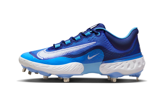 Alpha Huarache Elite 4 Low "Hyper Royal White"