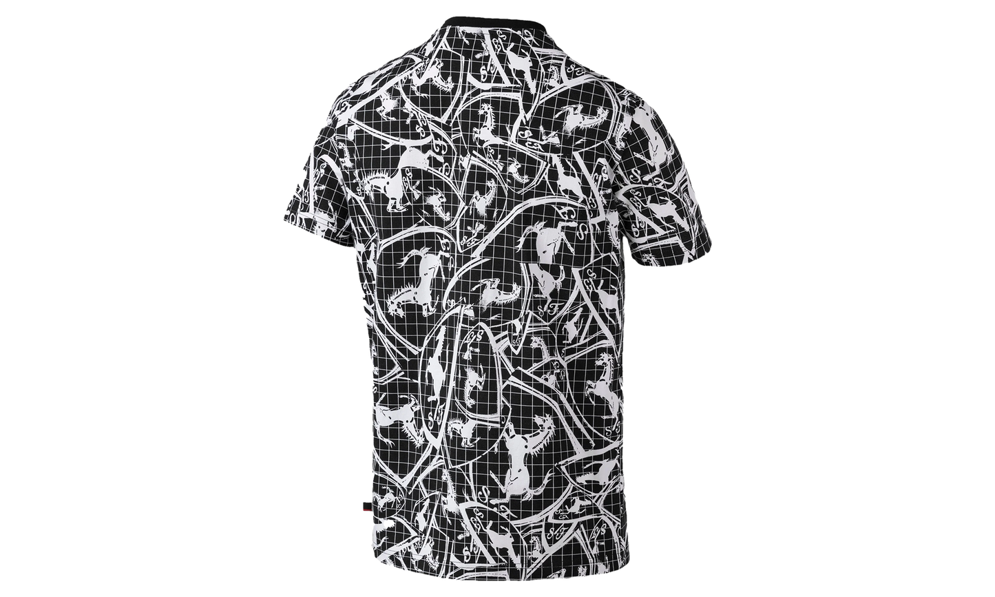 FERRARI AOP TEE "Black"
