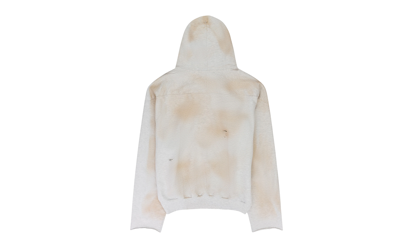 DIRTY MELANGE REWORKED SPORT HOODIE "Grey"