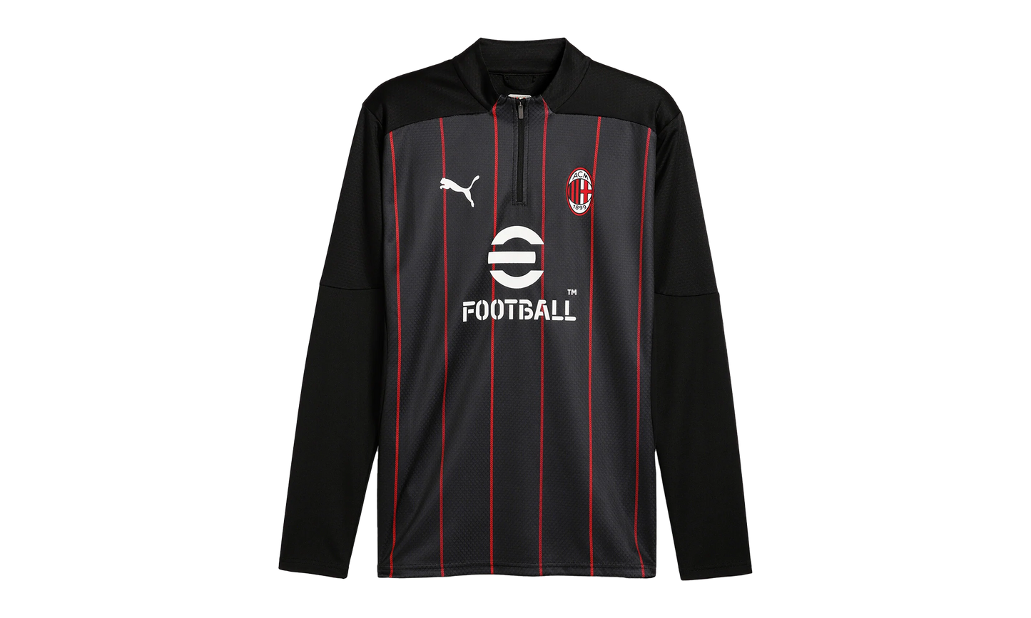 ACM PREMATCH 1/4 ZIP TOP "Black"