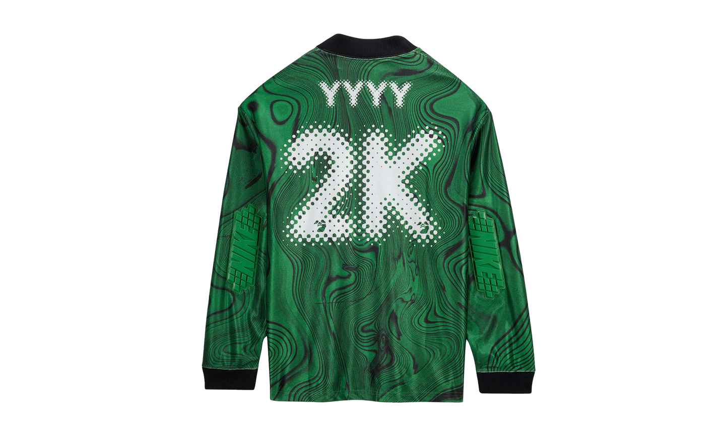 ALLOVER PRINT JERSEY 'KELLY GREEN' "Kelly Green"