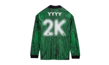 ALLOVER PRINT JERSEY 'KELLY GREEN' "Kelly Green"